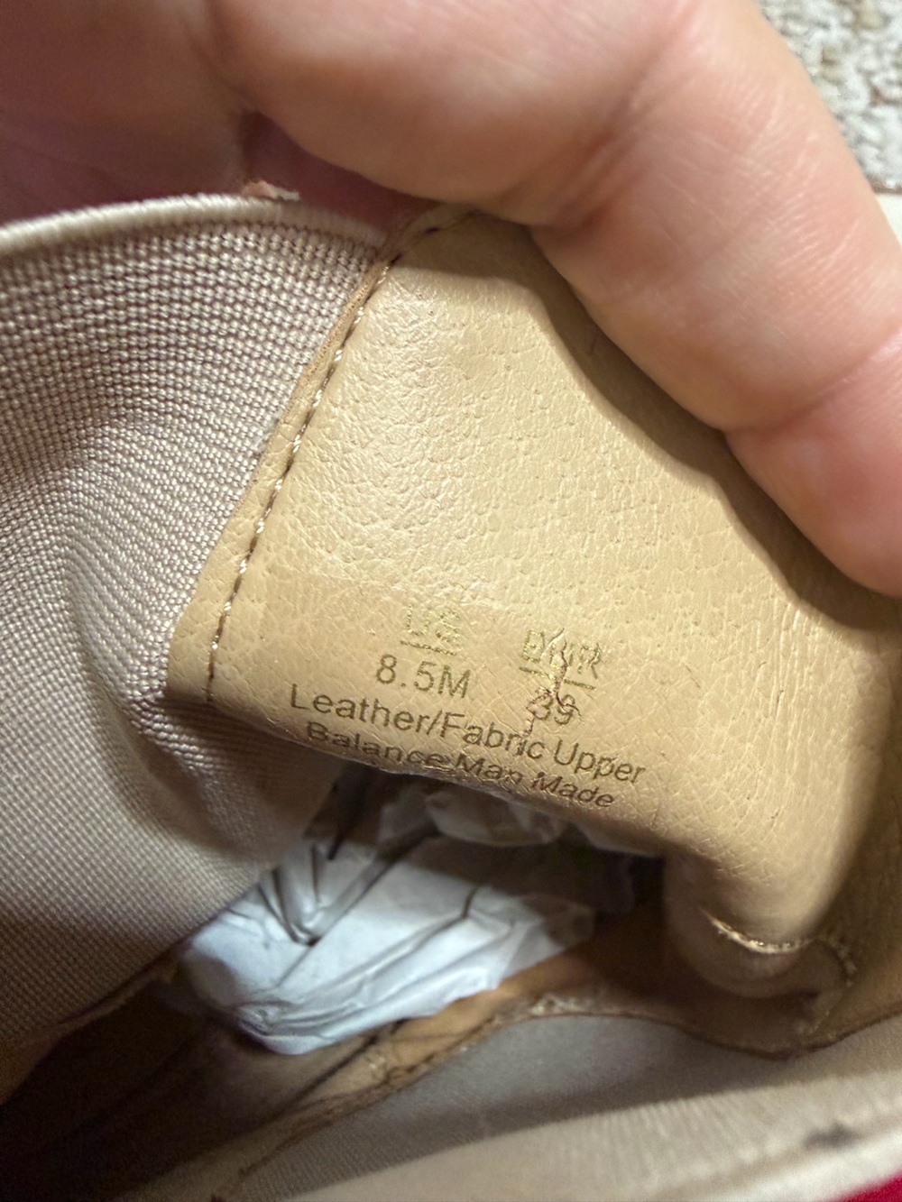 Sam Edelman Tan Leather & Fabric ankle boots - Size 8.5M - Picture 2 of 5